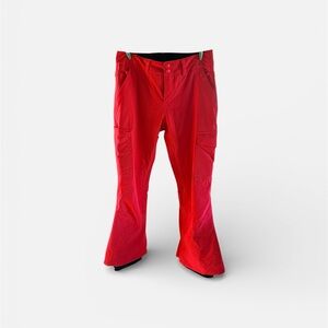 DC Womens Neon Coral Pink/orange Snowboard Pants